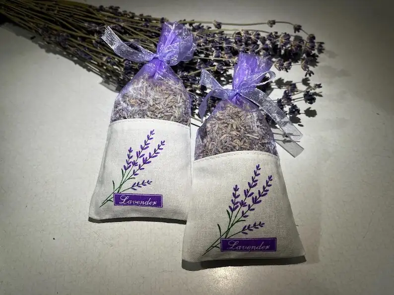 lavender sachet in wardrobe drawer