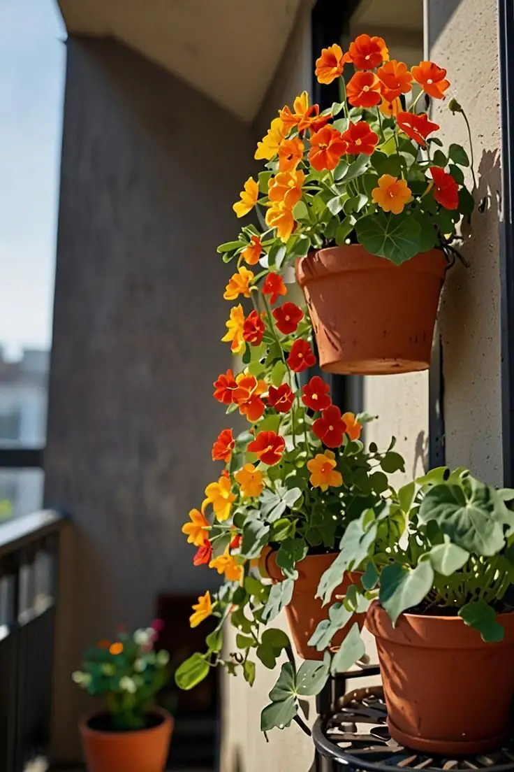 impatiens east facing balcony