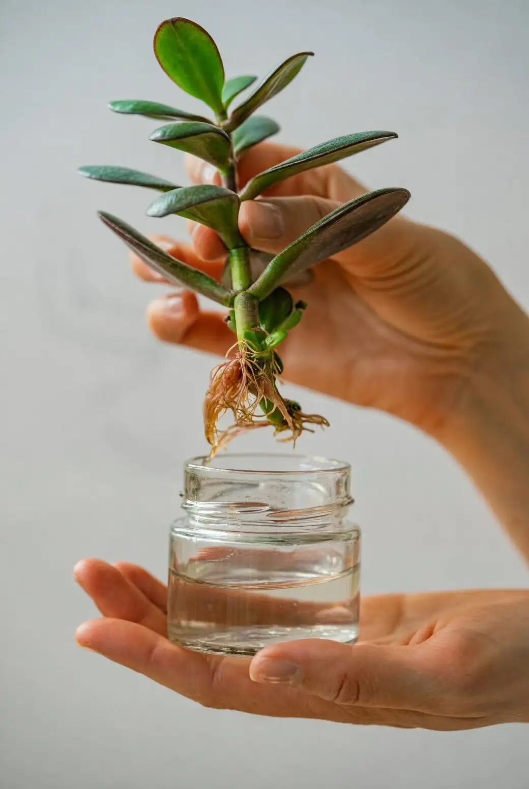 vicks plant soil propagation hands