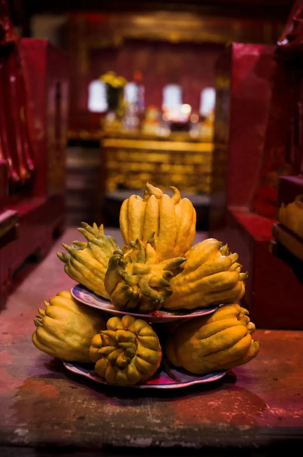 buddha's hand open closed fruit
