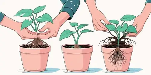 cryptanthus pup division with roots