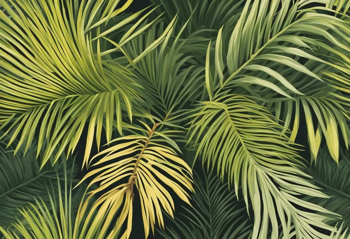 sago palm crown inspection gloves